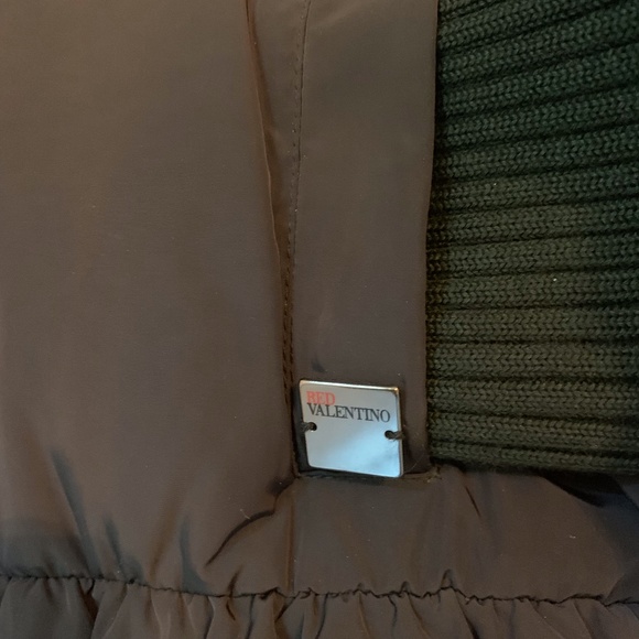 LIKE NEW Red Valentino Black Long Puffer Jacket - Picture 3 of 5